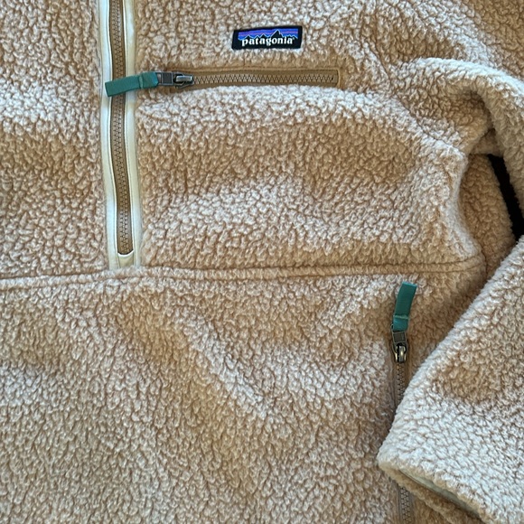 Women's Retro Pile Marsupial Quarter Zip - Picture 3 of 6